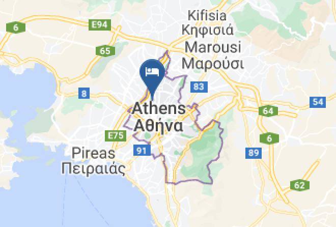 Central Athens - The H Experience Athens Maps