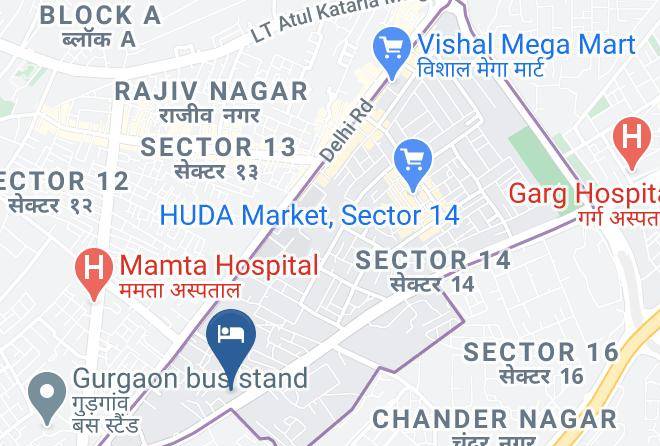 Gurgaon - The Habitare Hotel Maps