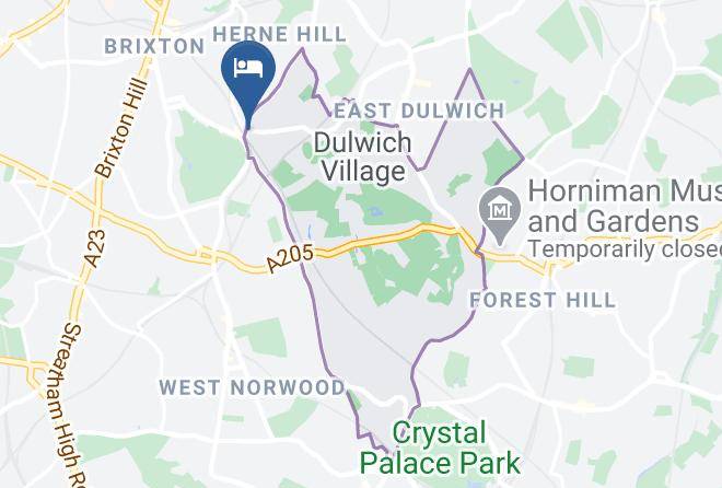 London - The Half Moon Herne Hill Maps