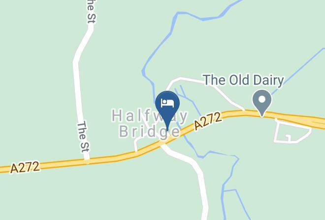 West Sussex - The Halfway Bridge Inn Maps