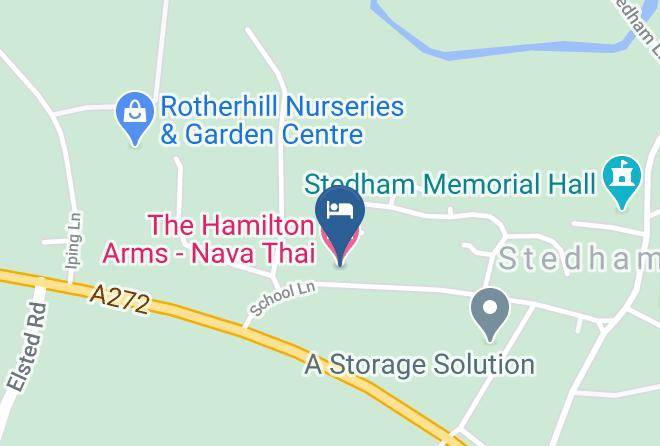 West Sussex - The Hamilton Arms Nava Thai Maps