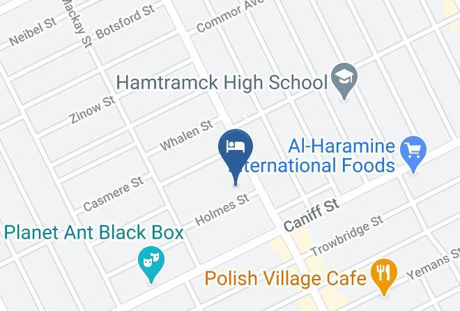 Wayne County Downtown Hamtramck - The Hamtramck Hotel And Hostel Maps