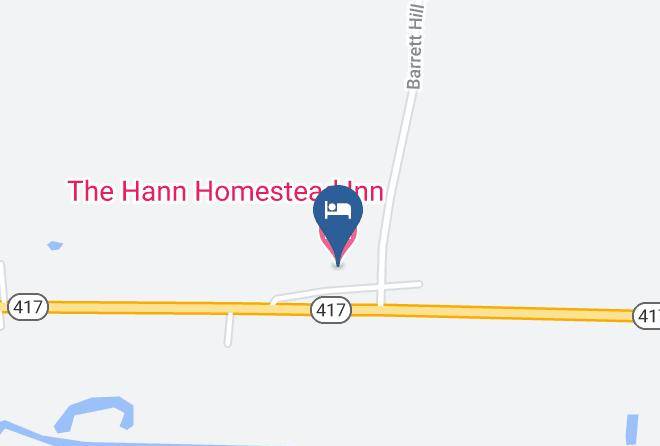 Allegany - The Hann Homestead Inn Maps