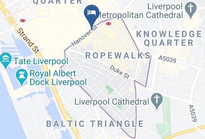 Liverpool - Hanover Hotel & Mccartneys Bar Maps