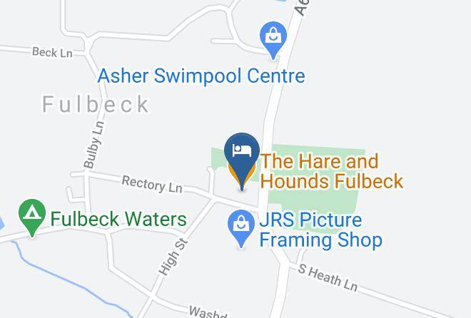 Lincs - The Hare And Hounds Fulbeck Maps