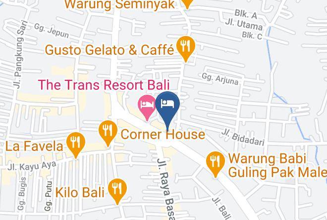 Badung Regency - The Harmony Hotel Maps