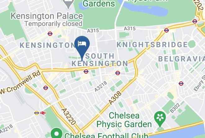 London - The Harrington Residence 1 Southwell Gardens Maps