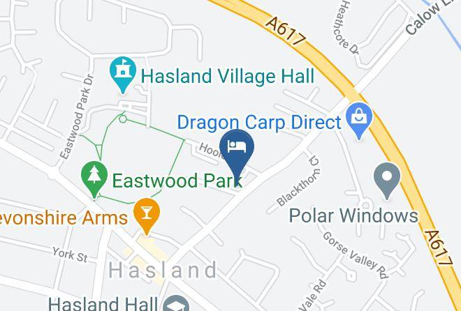 The Hasland Hotel Map