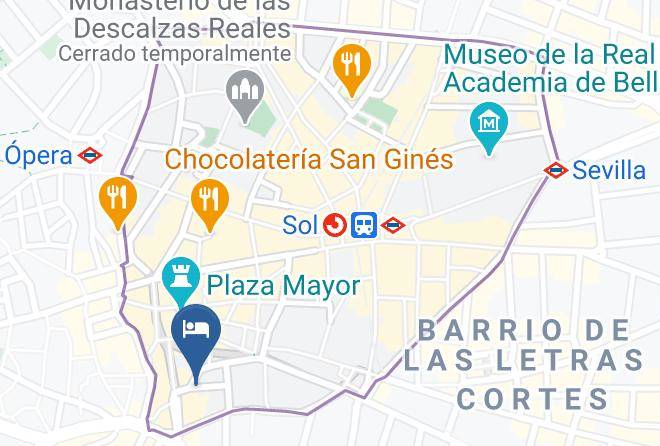 Madrid - The Hat Madrid Maps