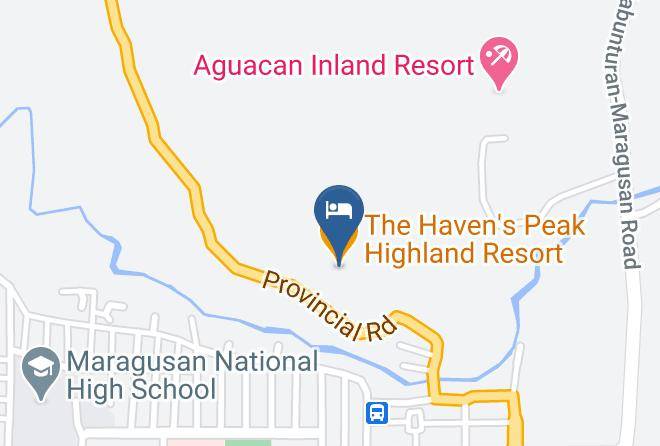 Compostela Valley - The Haven's Peak Highland Resort Maps