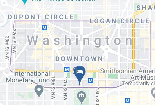 City Of Washington - The Hay Adams Maps