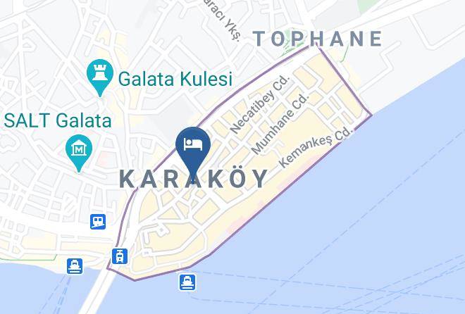 Beyoglu - The Haze Hotel Maps