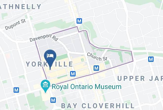 Toronto - The Hazelton Hotel Toronto Maps