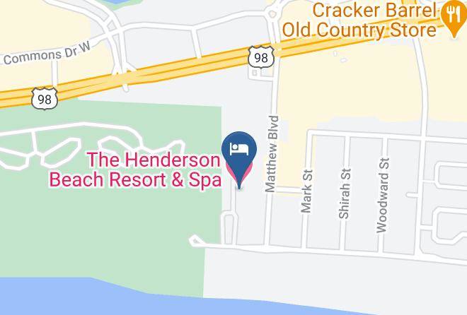 Okaloosa - The Henderson Beach Resort & Spa Maps
