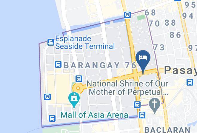 Metro Manila - The Heritage Hotel Manila Maps