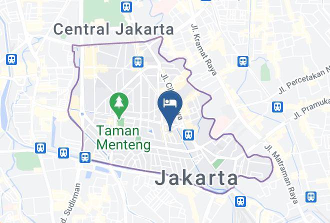 Central Jakarta - The Hermitage A Tribute Portfolio Hotel Jakarta Maps