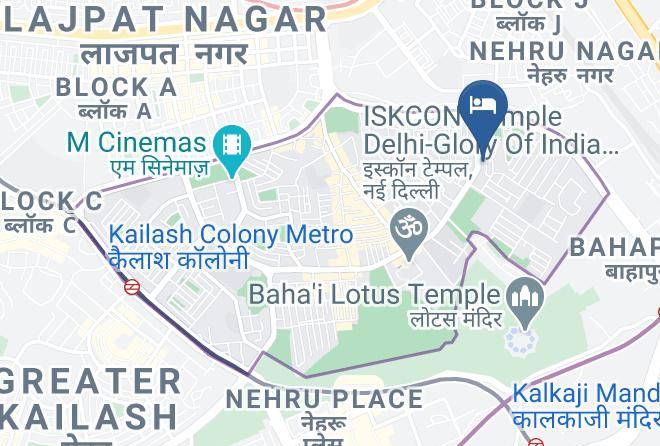 New Delhi - The Hermitage Hotel Maps