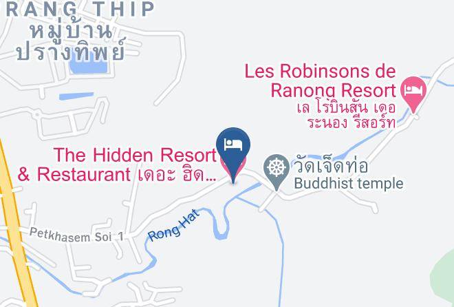 Mueang Ranong District - The Hidden Resort & Restaurant Maps
