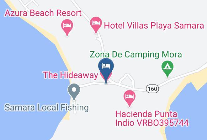 Nicoya - The Hideaway Hotel Maps