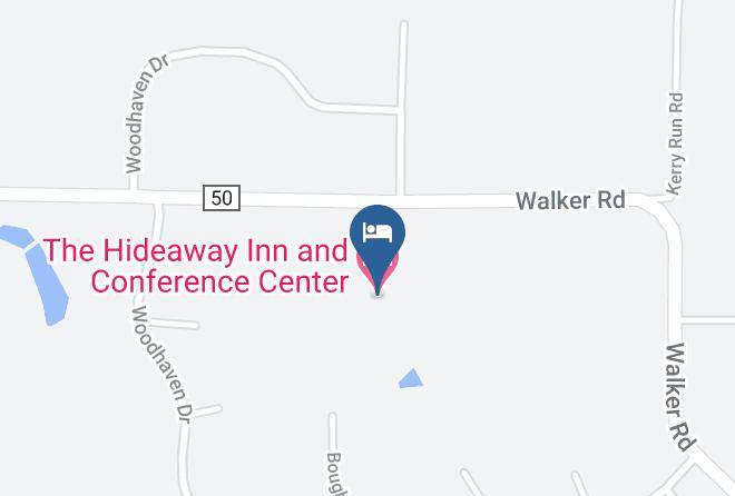 The Hideaway Inn And Conference Center Map