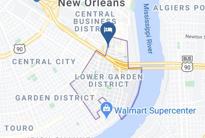 Orleans Par - The Higgins Hotel New Orleans Curio Collection By Hilton Maps