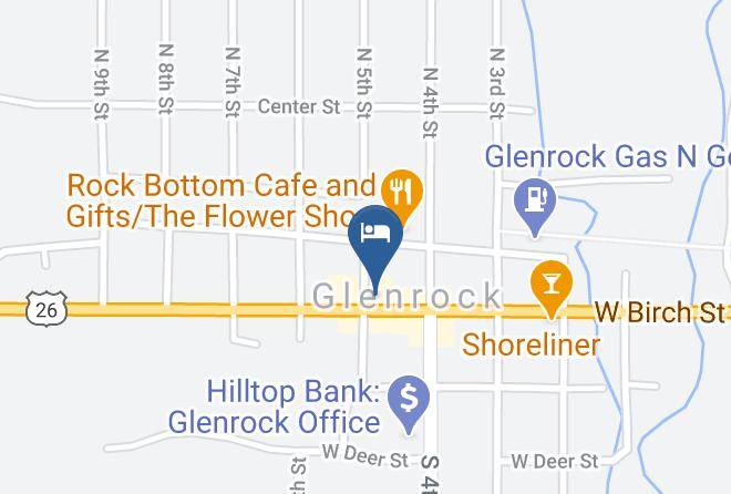 The Higgins Hotel The Antelope Bar & Paisley Shawl Restaurant Map