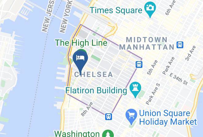 New York - The High Line Hotel Maps