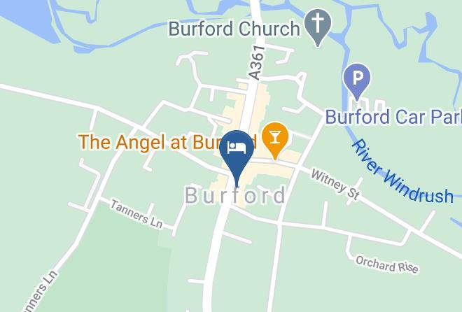 Oxon - The Highway Inn Burford Maps