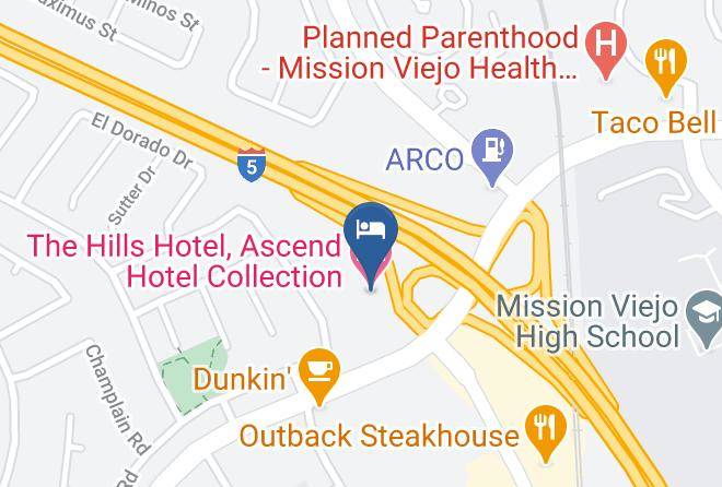 Orange - The Hills Hotel Ascend Hotel Collection Maps