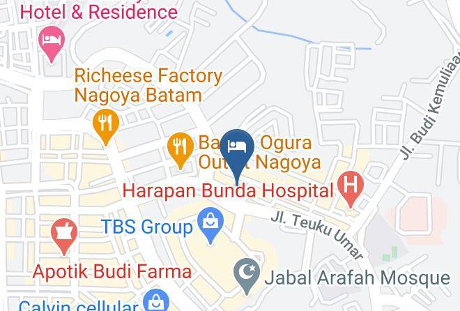 Batam - The Hills Hotel Batam Maps