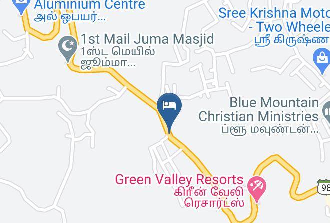 Gudalur - The Hills Resort Maps
