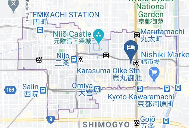 Kyoto City Nakagyo Ward - The Hiramatsu Maps
