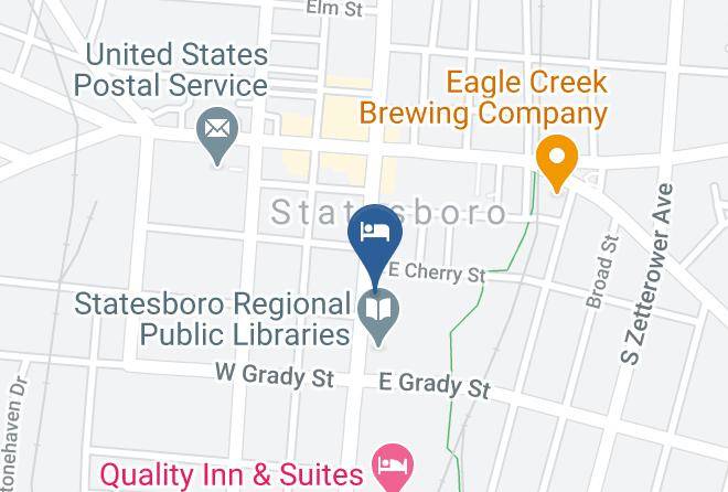 Bulloch - The Historic Statesboro Inn Maps