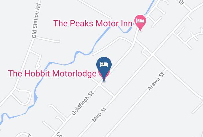 Ruapehu - The Hobbit Motorlodge Maps
