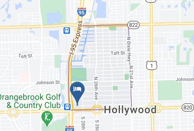 Broward - Hollywood Gateway Inn Maps