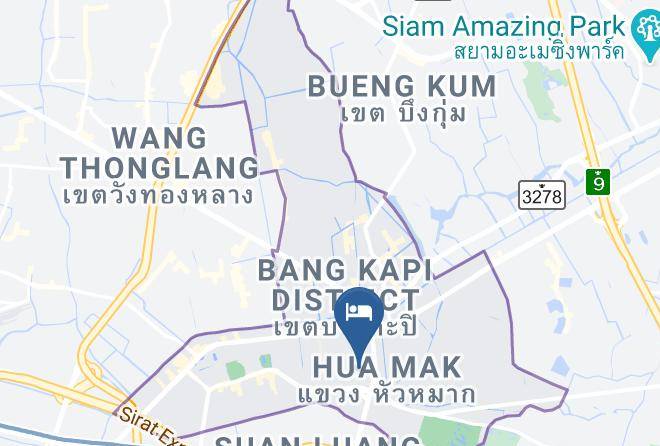 Bang Kapi District - The Home Hotel Maps