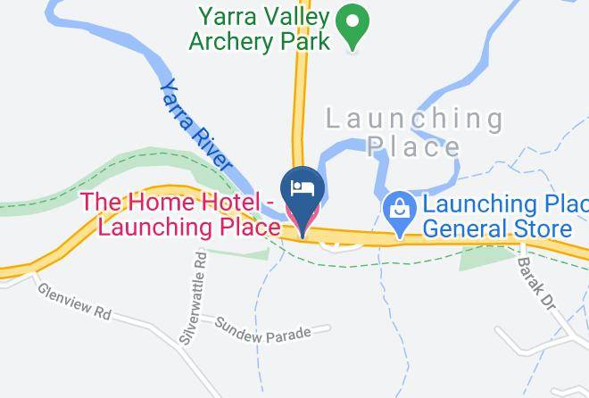 Yarra Ranges - The Home Hotel Launching Place Maps