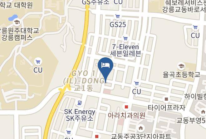 Gangneungsi - The Hongc Hotel Gangneung Maps