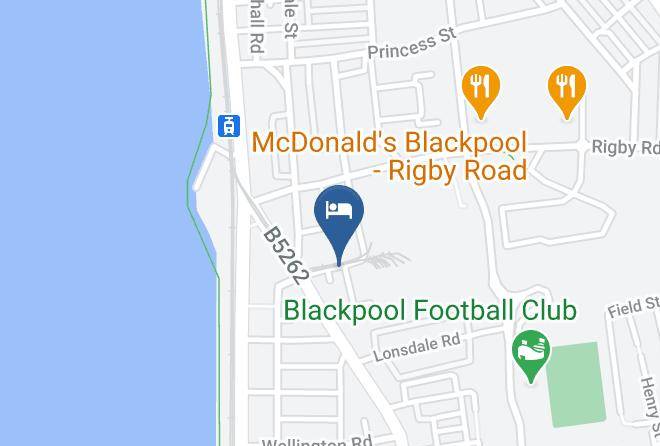 Blackpool - The Hopton Hotel Maps