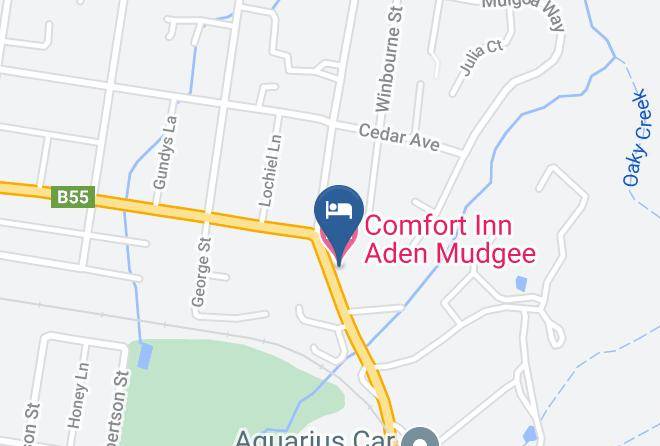 Mid Western Regional - Comfort Inn Aden Mudgee Maps