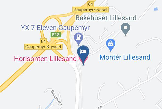 The Horizon Lillesand Map