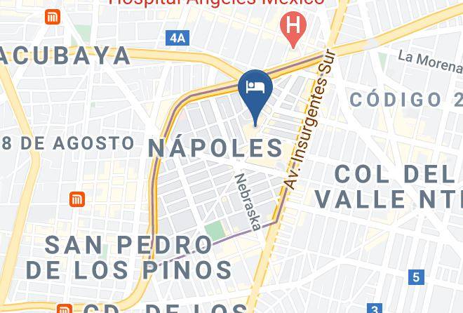 Benito Juarez - Bistro Fusion En El Hotel Crowne Plaza Maps
