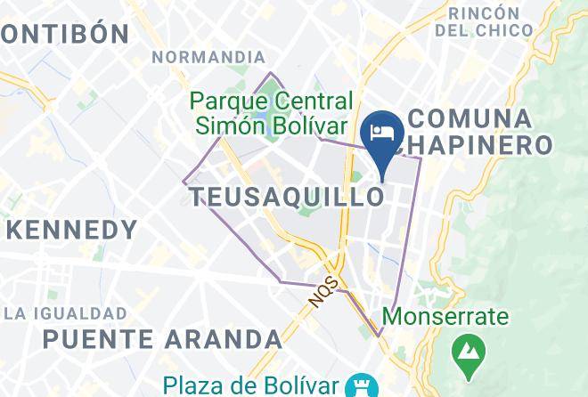 Bogota - The Hostel Project Bogota Maps
