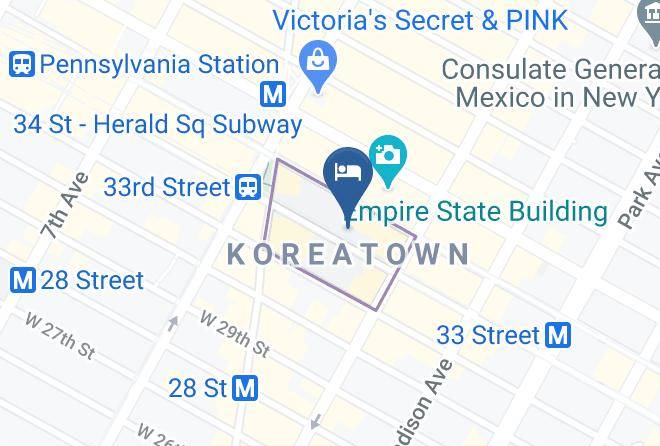 New York - The Hotel At Fifth Avenue Maps