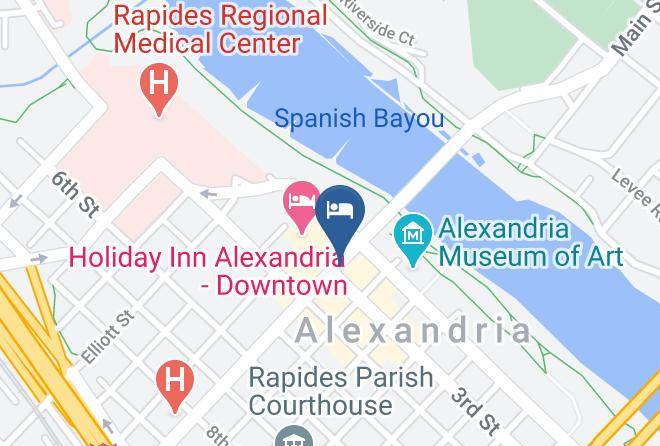 Rapides Par - The Hotel Bentley Of Alexandria Maps