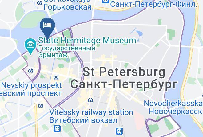 Saint Petersburg - Ekaterina Hotel Maps