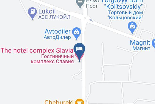 The Hotel Complex Slavia Map