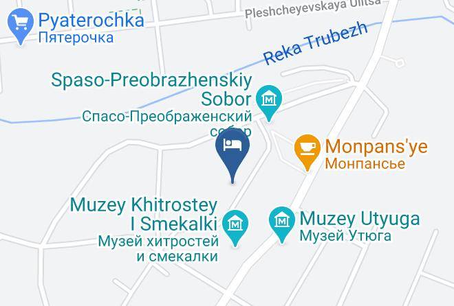 Pereslavl Zalesskiy - The Hotel Complex Troika Maps