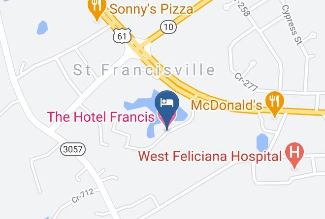 West Feliciana Par - The Hotel Francis Maps