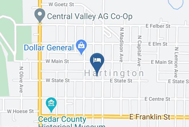 Cedar - The Hotel Hartington Maps